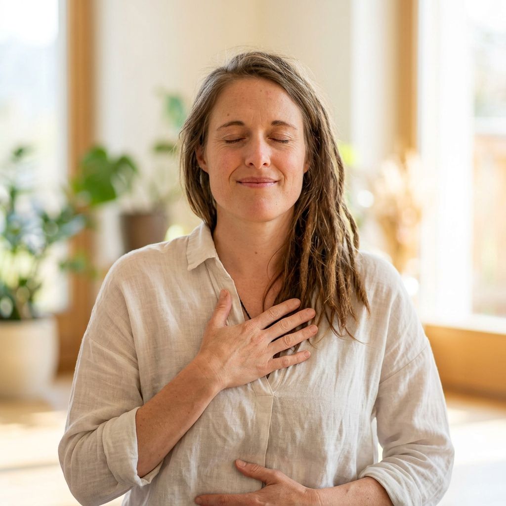 Julia Jagoditsch in Meditation